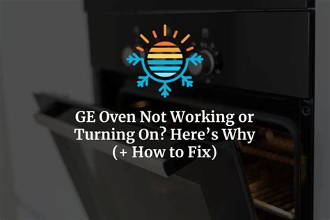 ge gas stove oven stopped working